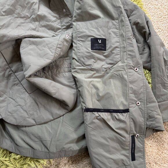 EUC Vuori Quilted Shirted Jacket - Green, Size XS/S - Picture 11 of 13